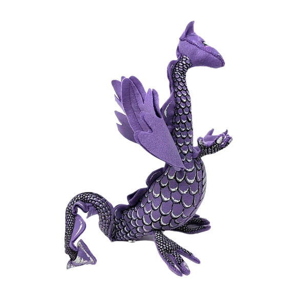 ANNALEE Purple Dragon Doll Figure Poseable 12 in 2020 Retired Collectible 311720 - Picture 4 of 12